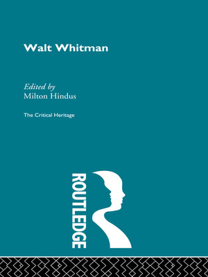 cover image of Walt Whitman